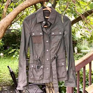 MEXX Fitted Military Style Jacket w/ Belt